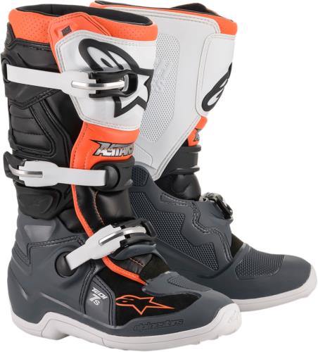 ALPINESTARS Tech 7S Boot Black/Gray/White/Orange Fluorescent US 3 2015017-1124-3