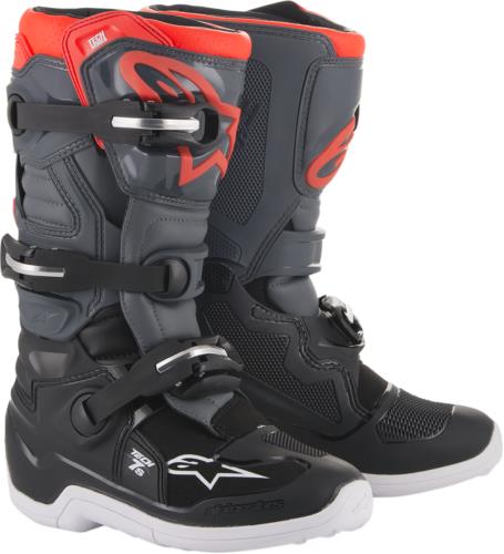 ALPINESTARS Tech 7S Boots Dark Gray/Light Gray/Red Fluorescent US 4 201501711334