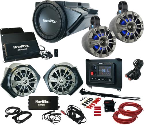 16-20 for Polaris RZR XP Turbo EPS 4x4 NAVATLAS Audio Kit Zone 4 RZR1ZONE4