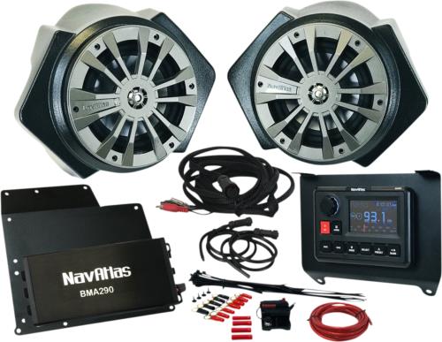 16-20 for Polaris RZR XP Turbo EPS 4x4 NAVATLAS Audio Kit Zone 2 RZR1ZONE2