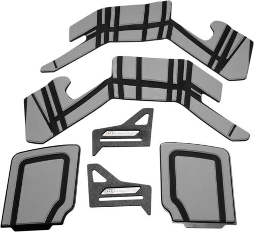 2009-2013 for Harley Tri Glide Ultra Classic FLHTCUTG Shelf Set Gray '05-'13 FL