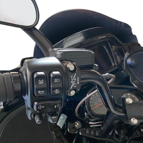 2018-2020 for Harley Softail Low Rider FXLR Perch Clamps Clutch/Brake Twice Cut