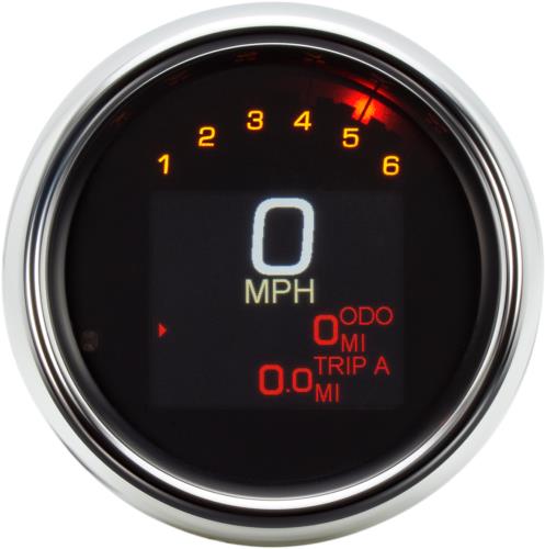 95-03 for Harley Sportster 1200 XLH Tank Speedometer Chrome Bezel 3-3/8