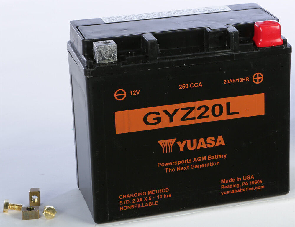 2001-2008 for Honda GL1800 Gold Wing YUASA AGM Battery GYZ20L YUAM720GZ