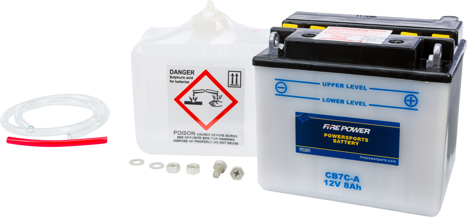 87-'20 for Yamaha TW200 FIRE POWER Battery W/Acid Cb7C-A 12V Heavy Duty