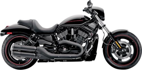 2007-2017 for Harley Night Rod Special VRSCDX SUPERTRAPP Fatshots Mufflers Black