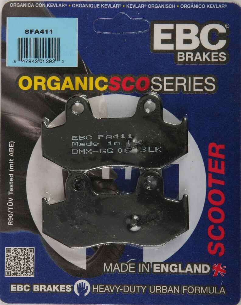 03-'06 for Suzuki AN400 Burgman EBC Brake Pads 153-411