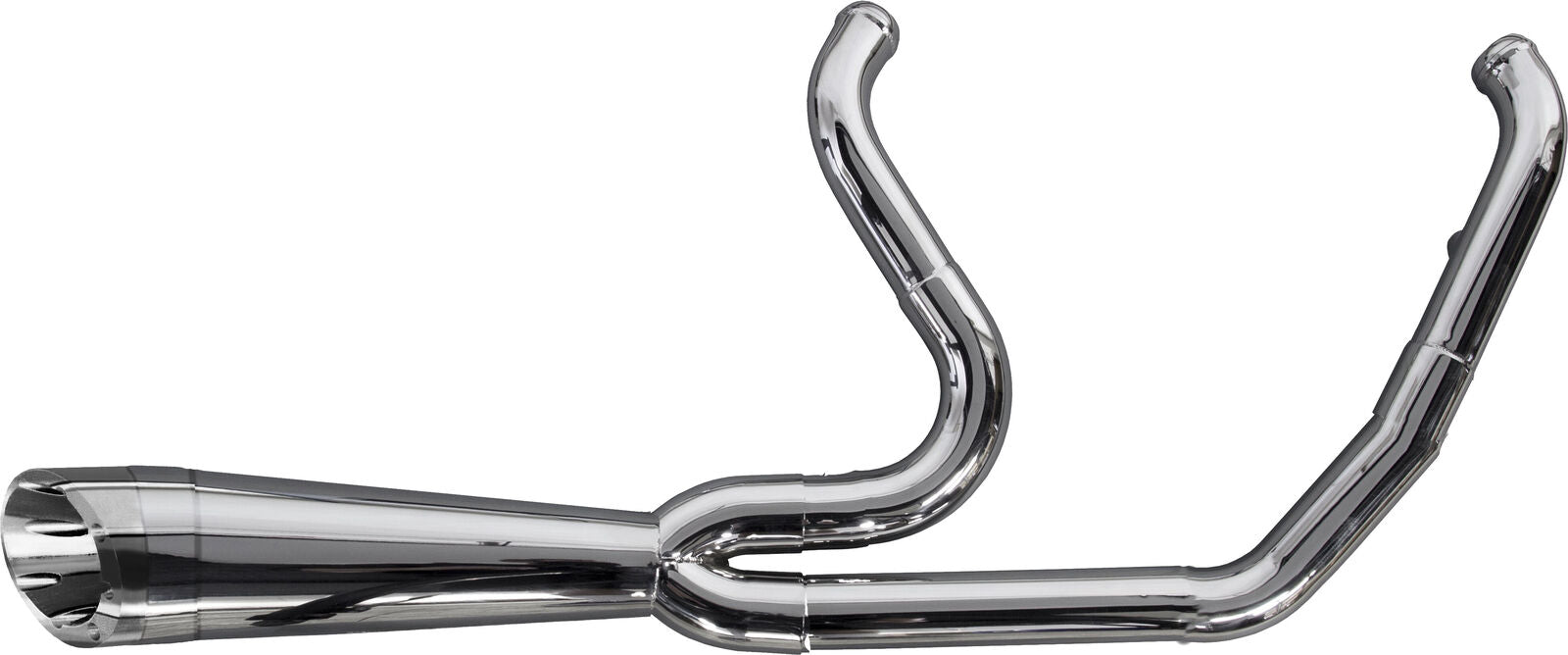06-'17 for Harley FXDB TBR Comp S 2In1 Exhaust Dyna Polished W/Turnout 930-02320