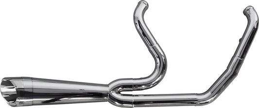 06-'17 for Harley FXDB TBR Comp S 2In1 Exhaust Dyna Polished W/Turnout 930-02320