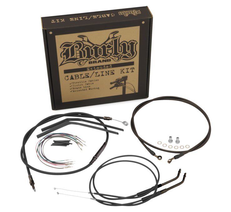 2008-2011 for Harley Fat Bob FXDF Cable Kit Jail Bar 12