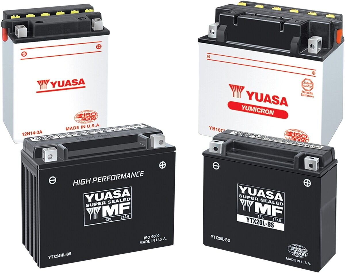 2016-2020 for Yamaha YFM 700 Kodiak EPS 4x4 YUASA AGM Battery YTX20HL-BS .93 L