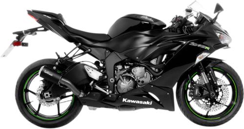 2009-2020 for Kawasaki Ninja ZX-6R LEOVINCE ZX-6R Black LV-10 Muffler 15233B