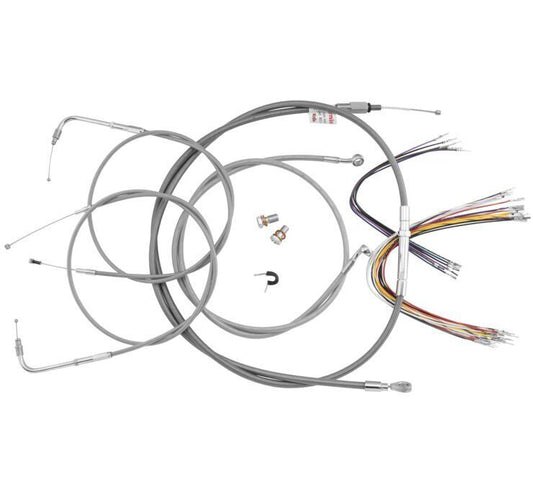 00-03 for Harley FLHTCI Control Kit 13" Bagger Bar Handlebars B30-1296