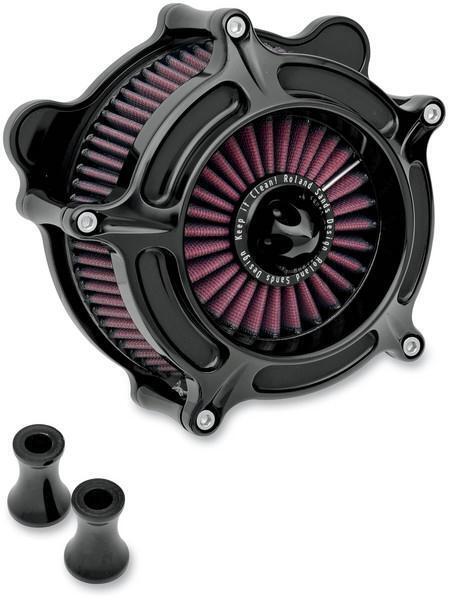2008-2017 for Harley Fat Bob FXDF RSD Turbine Air Cleaner Black CV 0206-2037-B