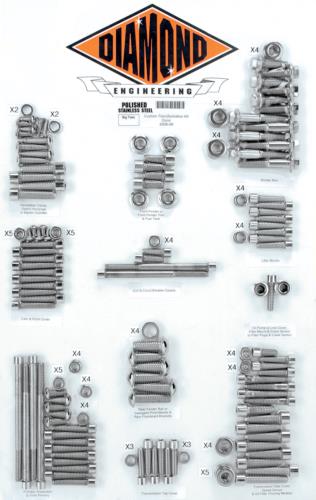 2008-2017 for Harley Fat Bob FXDF Transformation Bolt Kit '06+ Dyna