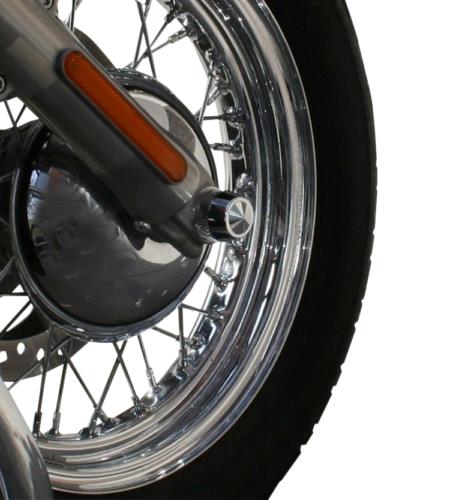 07 for Harley Screamin' Eagle Electra Glide Ultra Classic FLHTCUSE2 Axle Caps 1