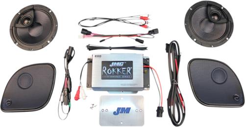 15-21 for Harley FLTRXS J & M 200 W Amplifier/Speaker Kit '15-'22 FLTR RPKT-200H
