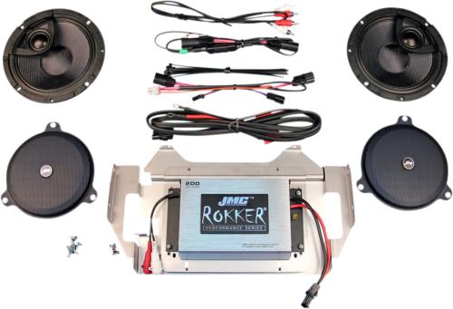 15-21 for Harley FLHTCUTG J & M 200 W Amplifier/Speaker Kit 15-22 FLHX/FLHT