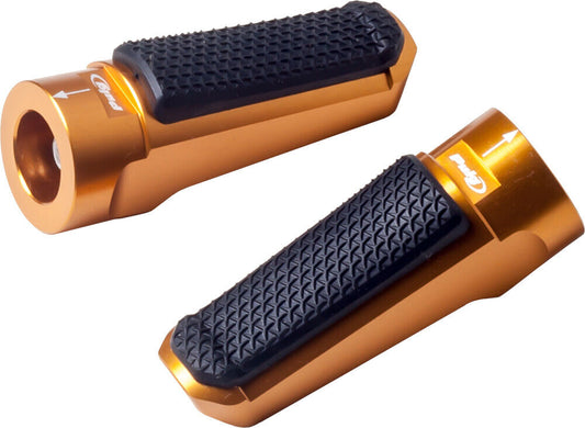 01-'20 for Suzuki GSX-R1000 PUIG Footpegs Racing Rubber Gold