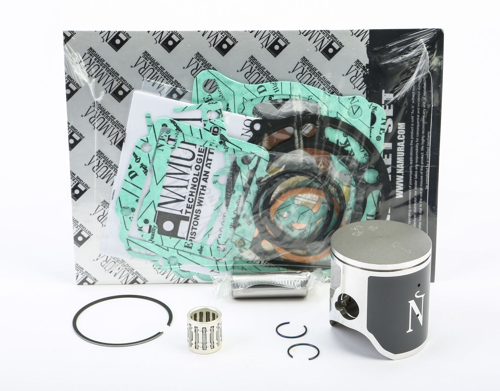01-'02 for Kawasaki KX125 NAMURA Top End Kit Nikasil Cyl 53.95/+0.01 Kaw