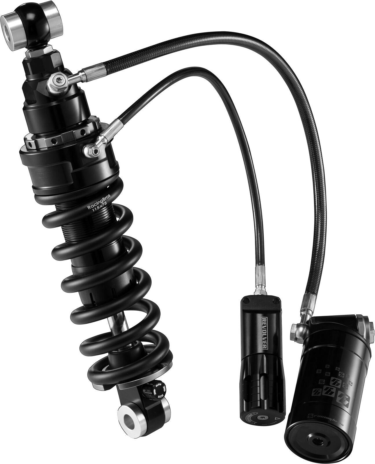 19 for Harley FLDE M8 Softail Remote Resv. Shock 12.5