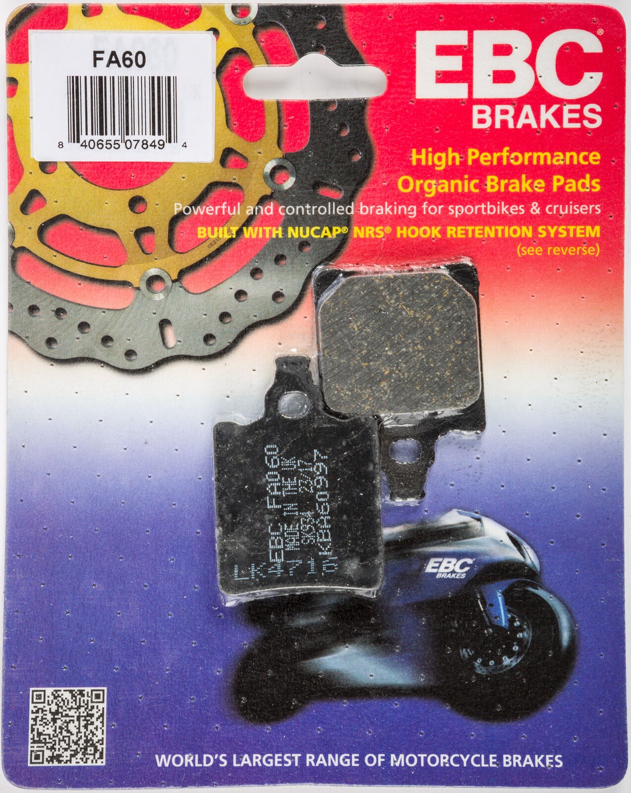 02-'05 for Aprilia RS50 EBC Brake Pads