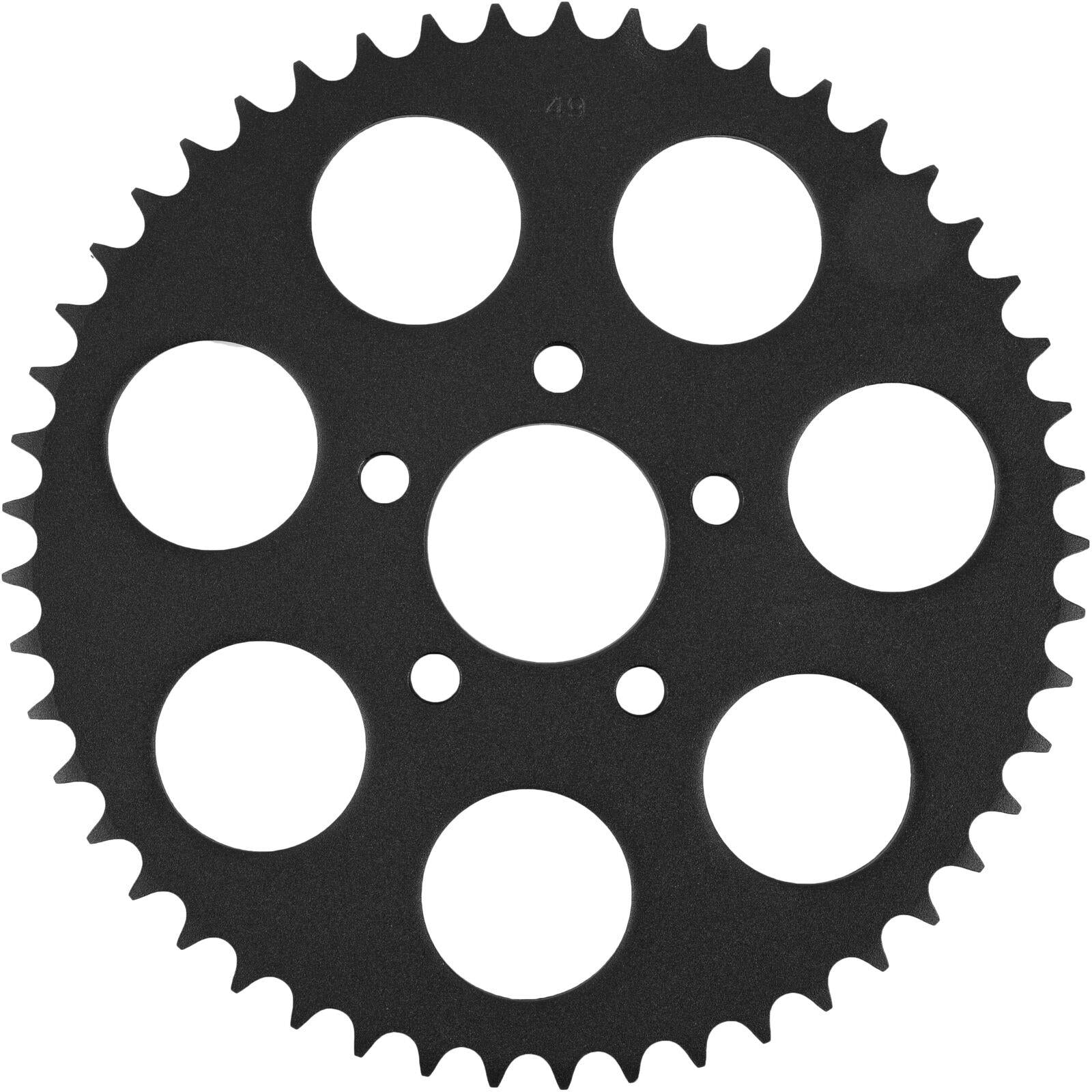 00-'13 for Harley FLHRC Textured Black Rr Sprocket 49T 2000-13 Big Twin Flat