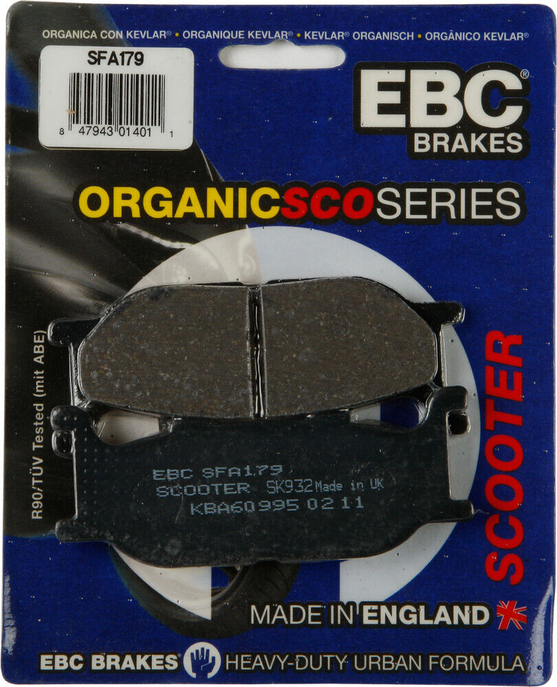05-'10, '12-'13 for Yamaha YP400 Majesty EBC Brake Pads 153-179