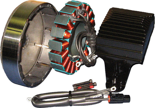 04-05 for Harley Road King Custom FLHRS CYCLE ELECTRIC INC 3-Phase Charging Kit