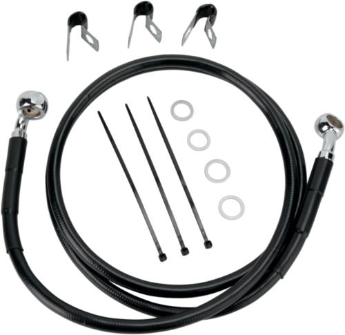 00-07 for Harley FLST/FLSTC/FLSTF Drag Spec Extended Front Brake Line Kit +4