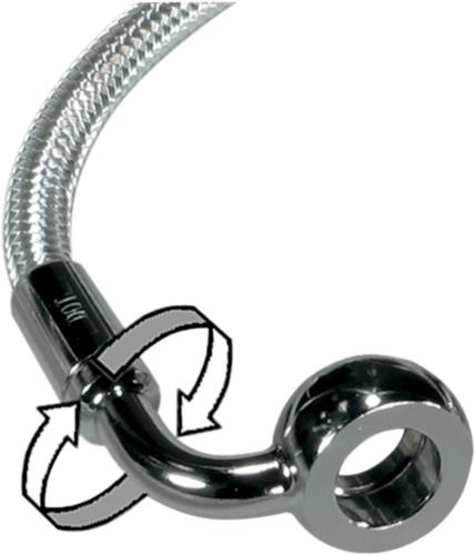 2008-2017 for Harley Street Bob FXDB Brake Line Sterling Chromite II 58" 90/90