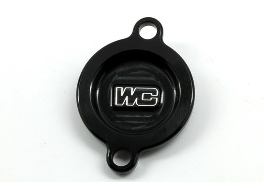 2007-2012, 2016-2022 for KTM 450 SX-F WORKS Oil Filter Cover Black Ktm/Hus/Gas