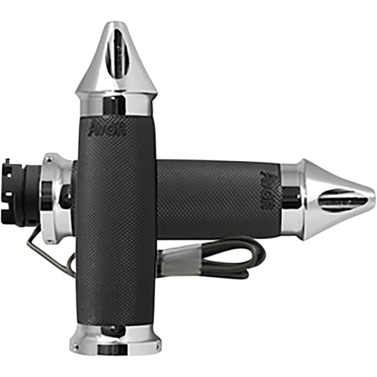 2015-2021 for Indian Scout AVON GRIPS Grips Heated Custom Contour Spike Chrome