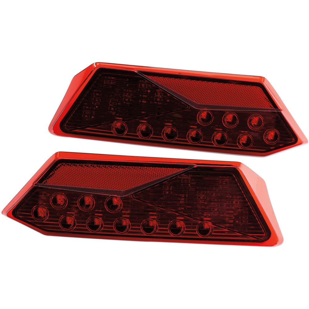 2015-2020 for Polaris RZR 900 4x4 MOOSE UTILITY LED Tail Lights RZR1000 Red