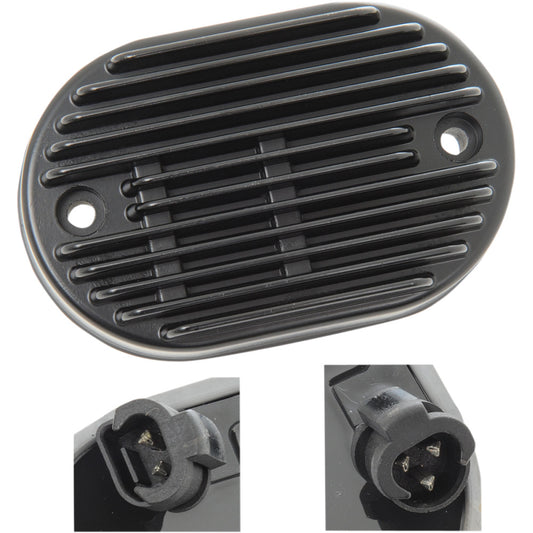 2012-2017 for Harley Softail Slim FLS Regulator- FXS/FLST '11-'17 Black