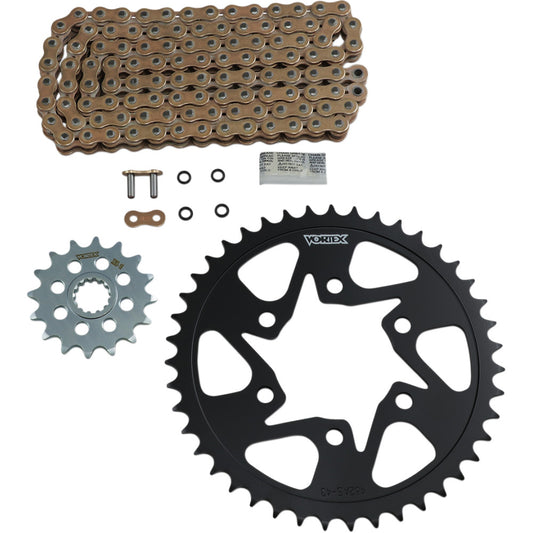 2013-2019 for Kawasaki Ninja ZX-6R VORTEX Chain Kit Gold ZX-6R CKG6387