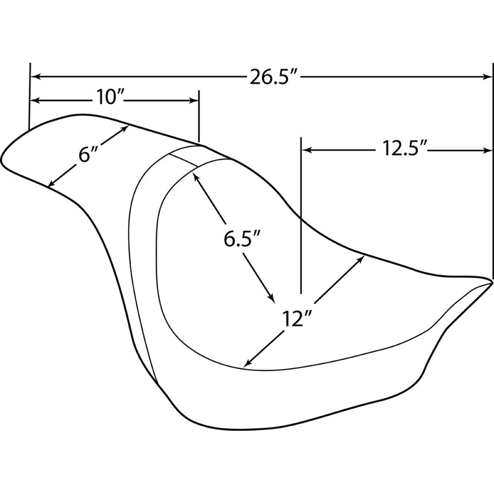 2018-2020 for Harley Softail Breakout 114 FXBRS Predator Seat Smooth Vinyl FX