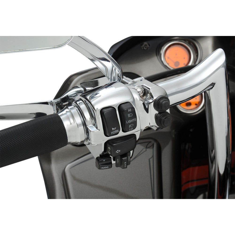 2009-2013 for Harley Tri Glide Ultra Classic F Switch Housing Cruise Chrome