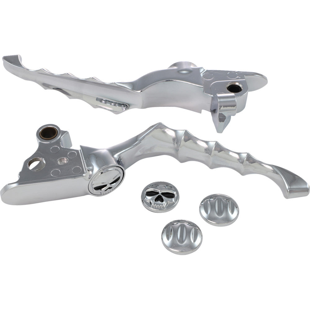 2009-2016 for Harley Road King EFI FLHR KURYAKYN Lever Zombie Chrome 1058