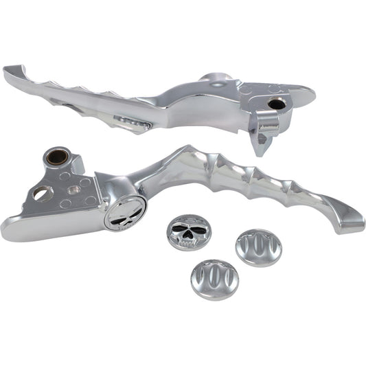 2009-2016 for Harley Road King EFI FLHR KURYAKYN Lever Zombie Chrome 1058
