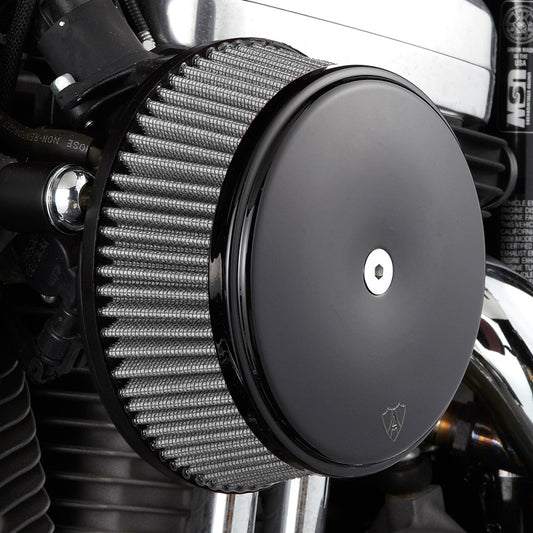 2009-2021 for Harley Iron 883 XLN Smooth Sucker 1 Synthetic Steel Black XL