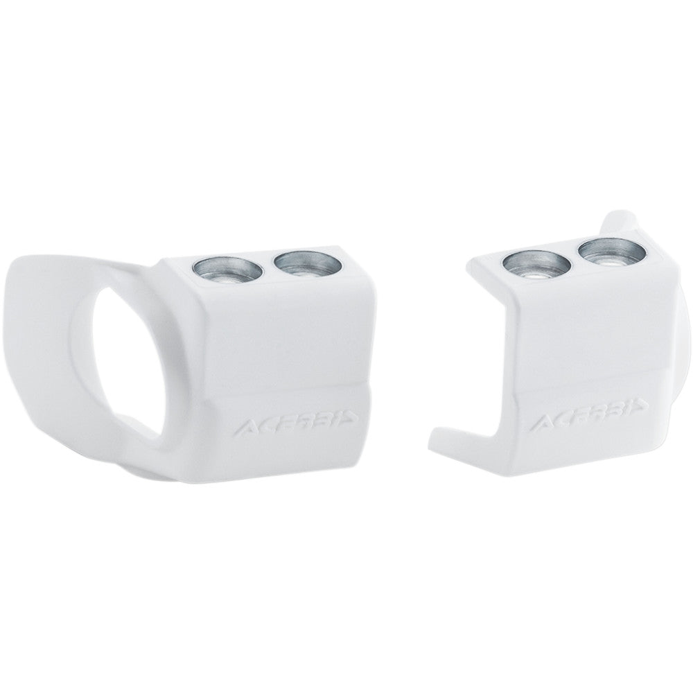 2009-2021 for Honda CRF250R ACERBIS Shoe Protectors for Inverted Forks White