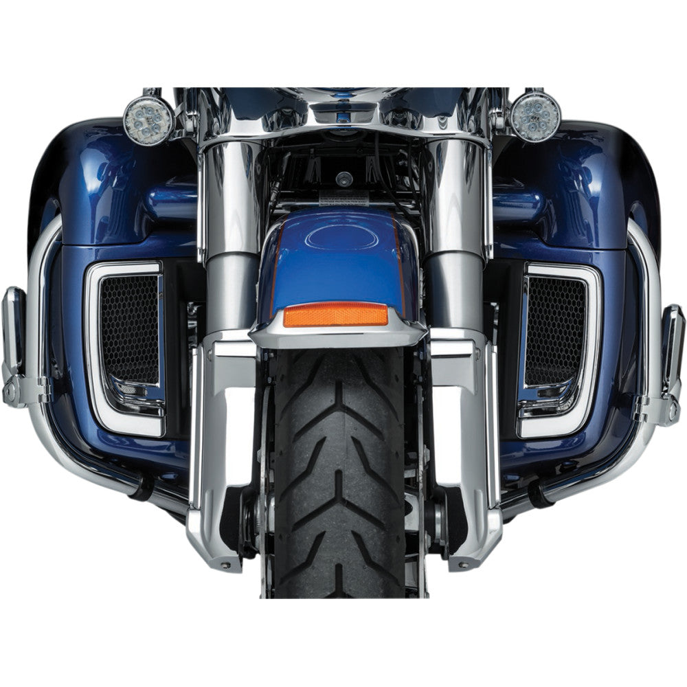 2014-2020 for Harley Electra Glide Ultra Limited FLHTK Lower Grille LED Chrome