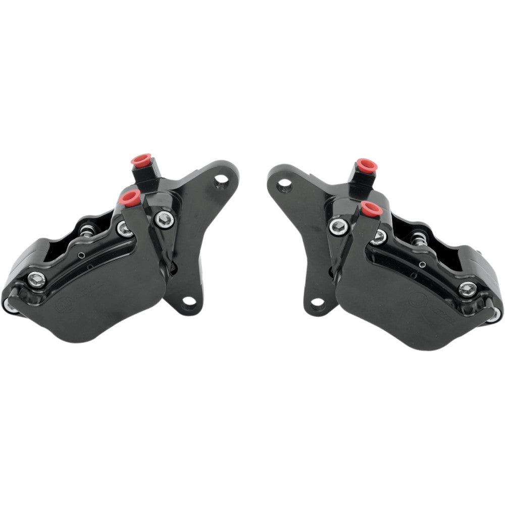 89-99 for Harley FLHTCU Front Caliper DD84-99 Smooth Black GMA-400FDDSB