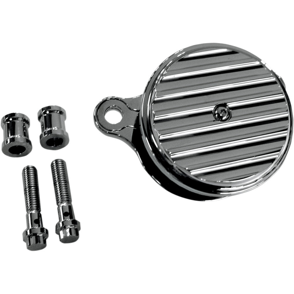 2008-2017 for Harley Fat Bob FXDF JOKER MACHINE Fin Air Cleaner Chrome Twin Cam