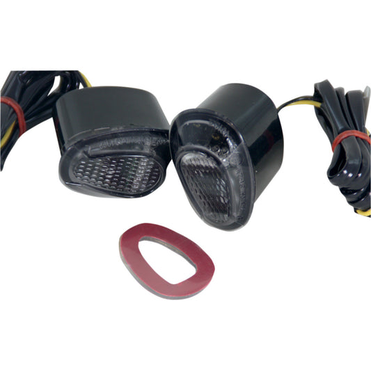 2010-2012 for Kawasaki EX250 Ninja 250R Moto MPH Marker Light 250 Ninja Smoke