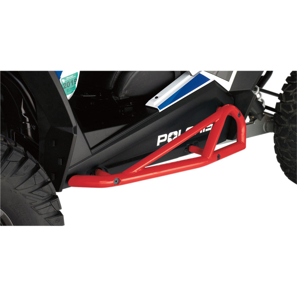 2015-2019 for Polaris RZR XP 1000 4x4 MOOSE RACING Nerf Bars Red RZR 2-Seater