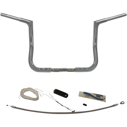 2009-2013 for Harley Tri Glide Ultra Classic F Handlebar Kit Flat Top 12" Chrome