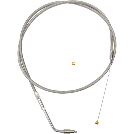 2008-2017 for Harley Street Bob FXDB Throttle Cable 15" 17" Stainless Steel