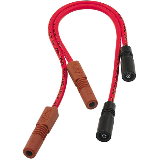 99-'08 for Harley FLHR ACCEL Spiral Core Wire Set 8.0Mm Red 274-0147